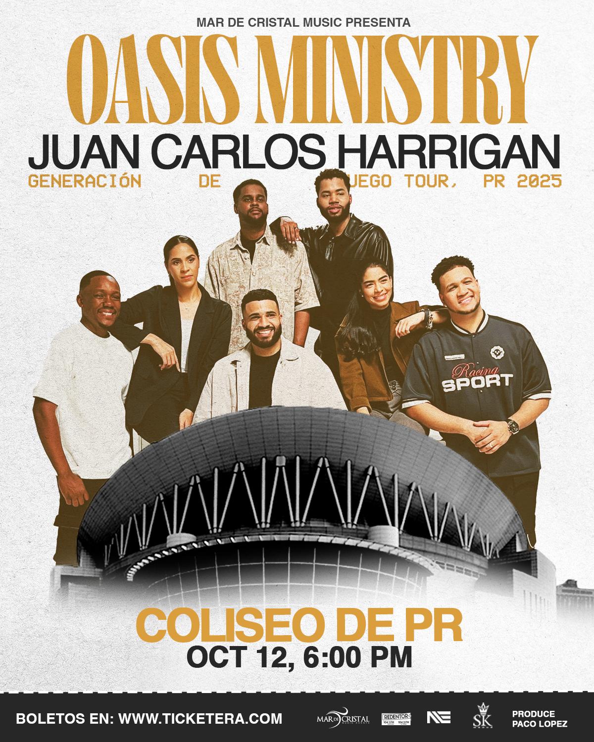 Oasis Ministry y Juan Carlos Harrigan 2025